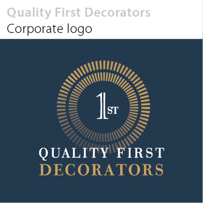 Logo design for Quality First Decorators