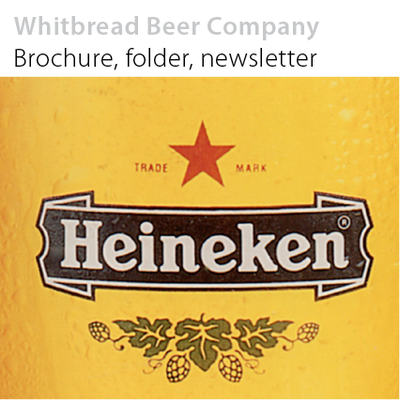 Whitbread Beer Company - brochure, newsletter, folder
